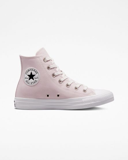 Tenisi Inalti Dama Converse Chuck Taylor All Star Embroidered Crystals Roz Albi | RO TPLEU652